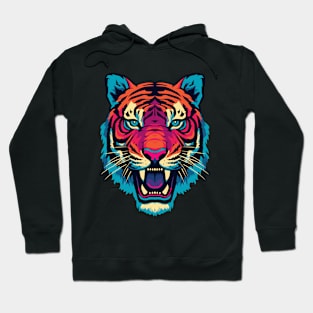 Tiger Face Hoodie